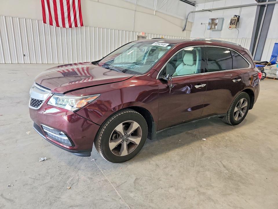 Auction sale of the 2016 Acura Mdx, vin: 5FRYD4H23GB022380, lot number: 60842446
