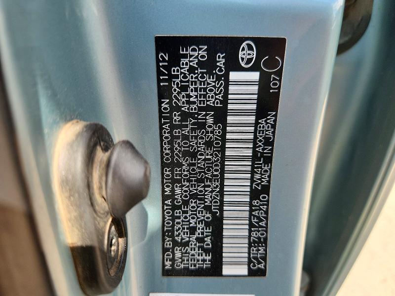 Продажа на аукционе авто 2013 Toyota Prius V, vin: JTDZN3EU0D3210785, номер лота: 61327876