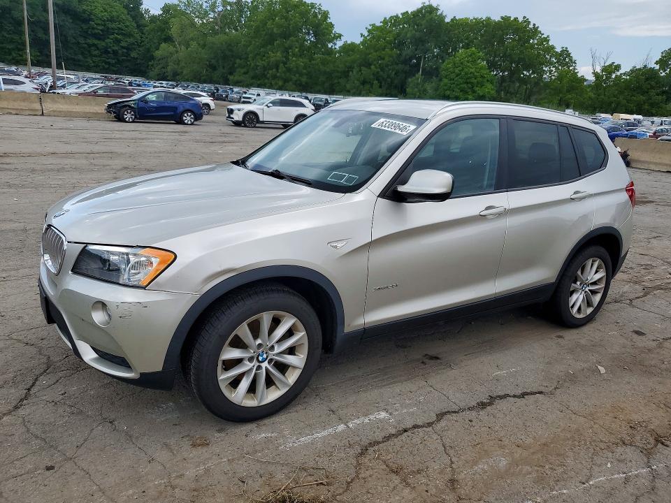 2013 Bmw X3 მანქანა იყიდება აუქციონზე, vin: 5UXWX9C53D0A32482, აუქციონის ნომერი: 63389646