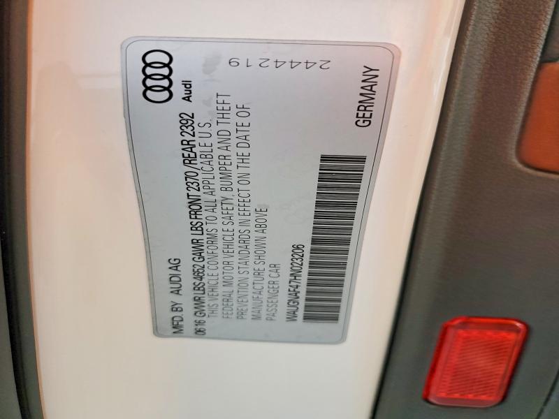 Aukcja sprzedaży 2017 Audi A4, vin: WAUGNAF47HN023206, numer aukcji: 61672076