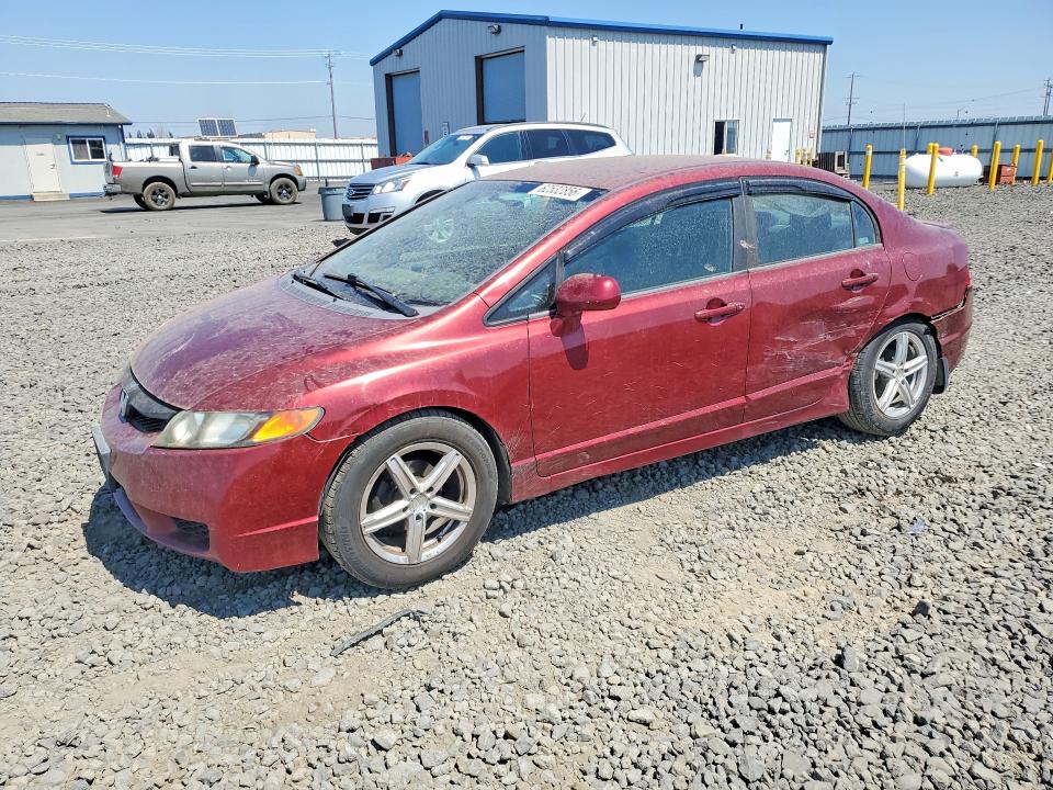 62532856 :رقم المزاد ، 19XFA16619E016494 vin ، 2009 Honda Civic مزاد بيع
