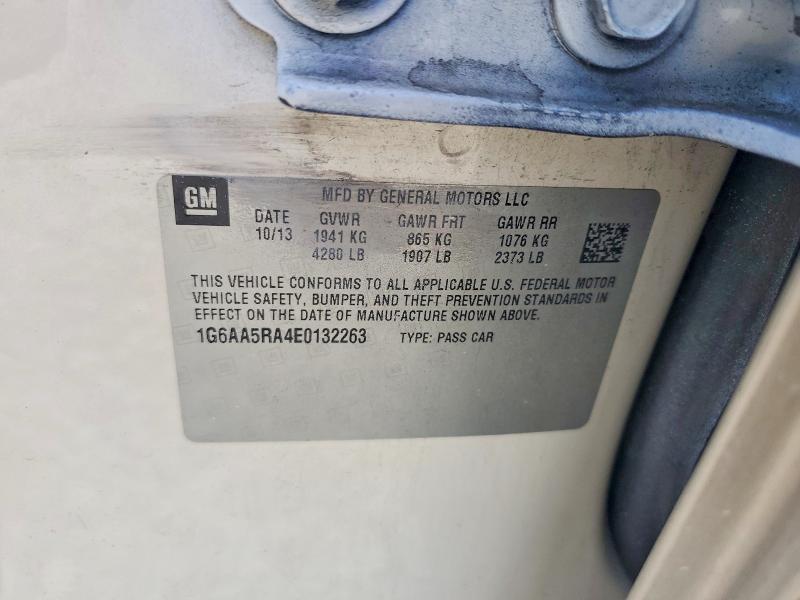 2014 Cadillac Ats მანქანა იყიდება აუქციონზე, vin: 1G6AA5RA4E0132263, აუქციონის ნომერი: 62224376