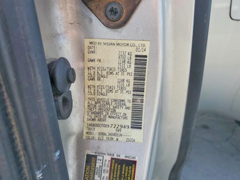 Продажа на аукционе авто 2014 Nissan Frontier, vin: 1N6BD0CT0EN722949, номер лота: 85607415