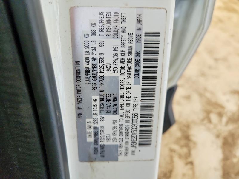 63015666 :رقم المزاد ، JM3KE2DY5G0800056 vin ، 2016 Mazda Cx-5 مزاد بيع