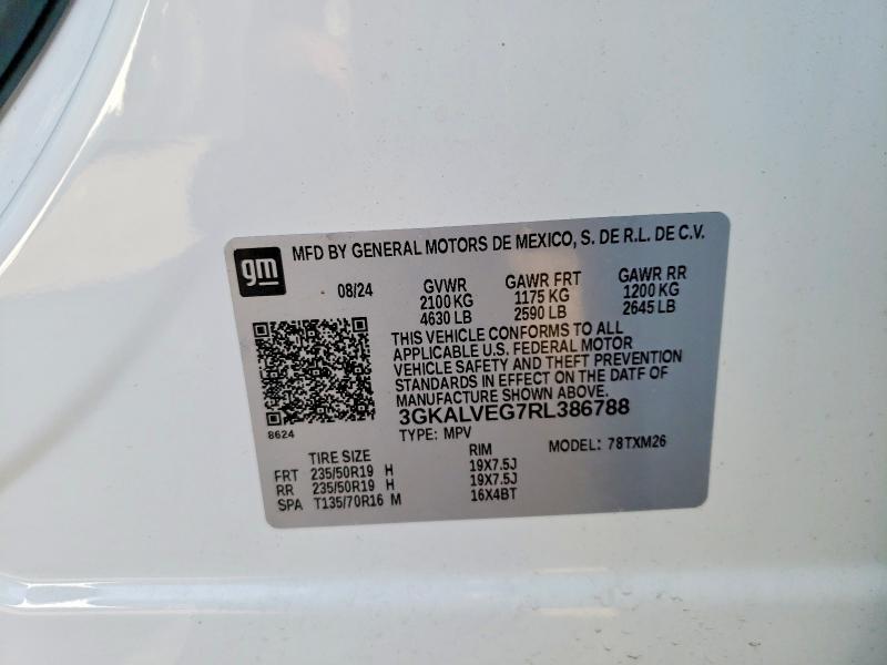 60426006 :رقم المزاد ، 3GKALVEG7RL386788 vin ، 2024 Gmc Terrain مزاد بيع