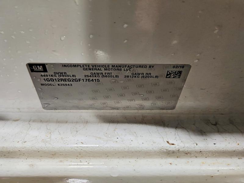Aukcja sprzedaży 2016 Gmc Sierra, vin: 1GD12REG2GF176415, numer aukcji: 85606275