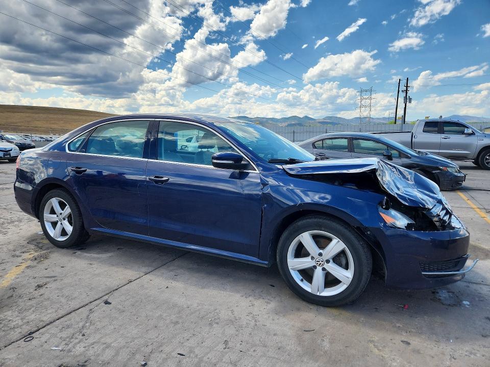 Продажа на аукционе авто 2013 Volkswagen Passat, vin: 1VWBP7A38DC038972, номер лота: 62780936