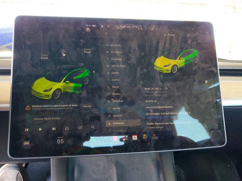 Aukcja sprzedaży 2023 Tesla Model 3, vin: 5YJ3E1EB9PF592833, numer aukcji: 61367516