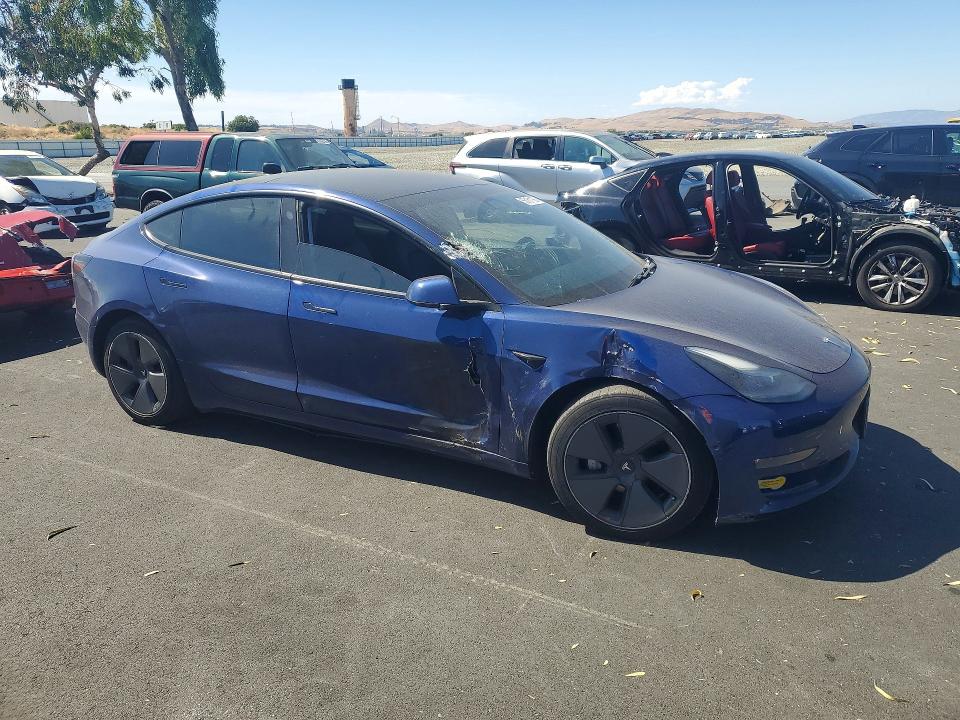 2021 Tesla Model 3 მანქანა იყიდება აუქციონზე, vin: 5YJ3E1EB2MF074008, აუქციონის ნომერი: 59161156