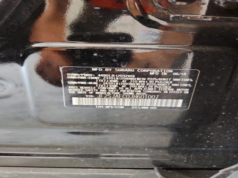 Aukcja sprzedaży 2018 Subaru Forester, vin: JF2SJAEC0JH601007, numer aukcji: 61346166