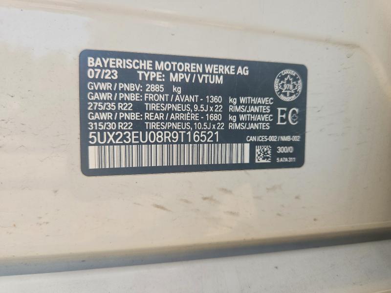 Продаж на аукціоні авто 2024 Bmw X5, vin: 5UX23EU08R9T16521, номер лоту: 61398186