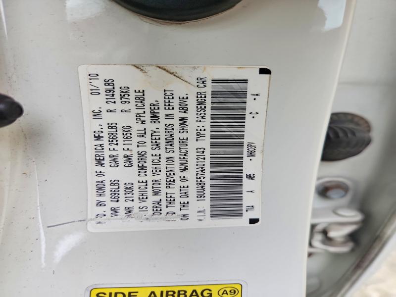 63341356 :رقم المزاد ، 19UUA8F57AA012143 vin ، 2010 Acura Tl مزاد بيع