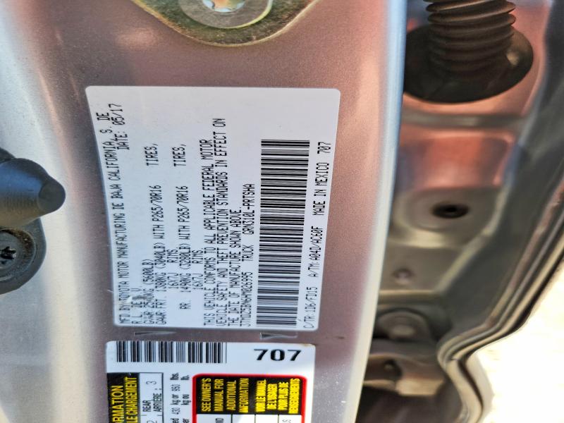 2017 Toyota Tacoma მანქანა იყიდება აუქციონზე, vin: 3TMDZ5BN6HM026995, აუქციონის ნომერი: 61061746