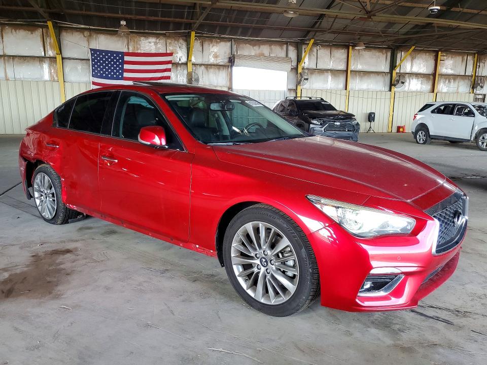 61809646 :رقم المزاد ، JN1EV7BP4MM704570 vin ، 2021 Infiniti Q50 مزاد بيع