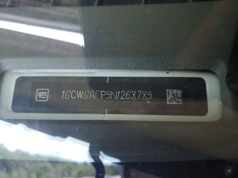 Aukcja sprzedaży 2022 Chevrolet Express 2500, vin: 1GCWGAFP5N1268785, numer aukcji: 62546656