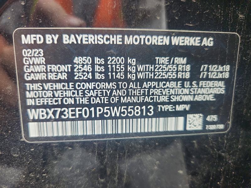 Продаж на аукціоні авто 2023 Bmw X1, vin: WBX73EF01P5W55813, номер лоту: 61382576