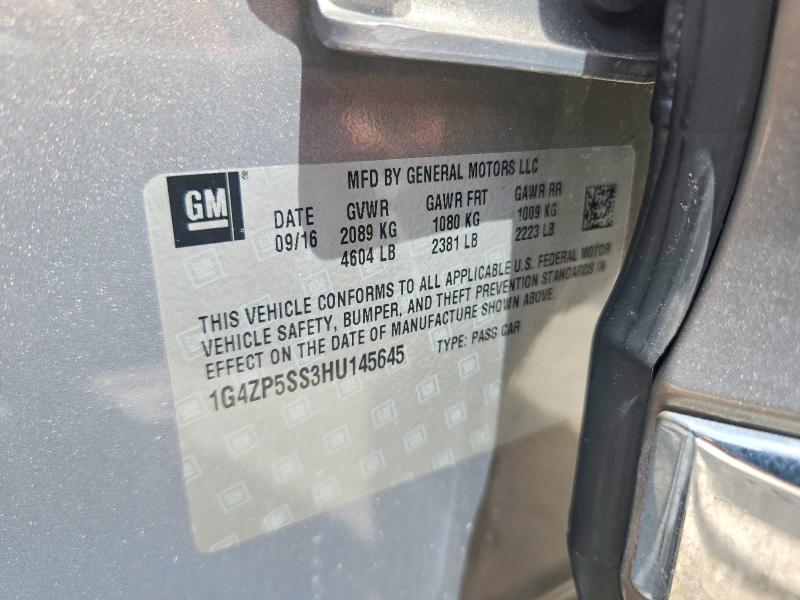 Продажа на аукционе авто 2017 Buick Lacrosse, vin: 1G4ZP5SS3HU145645, номер лота: 60090336
