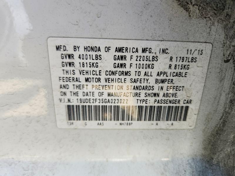 Aukcja sprzedaży 2016 Acura Ilx, vin: 19UDE2F35GA023022, numer aukcji: 63394106