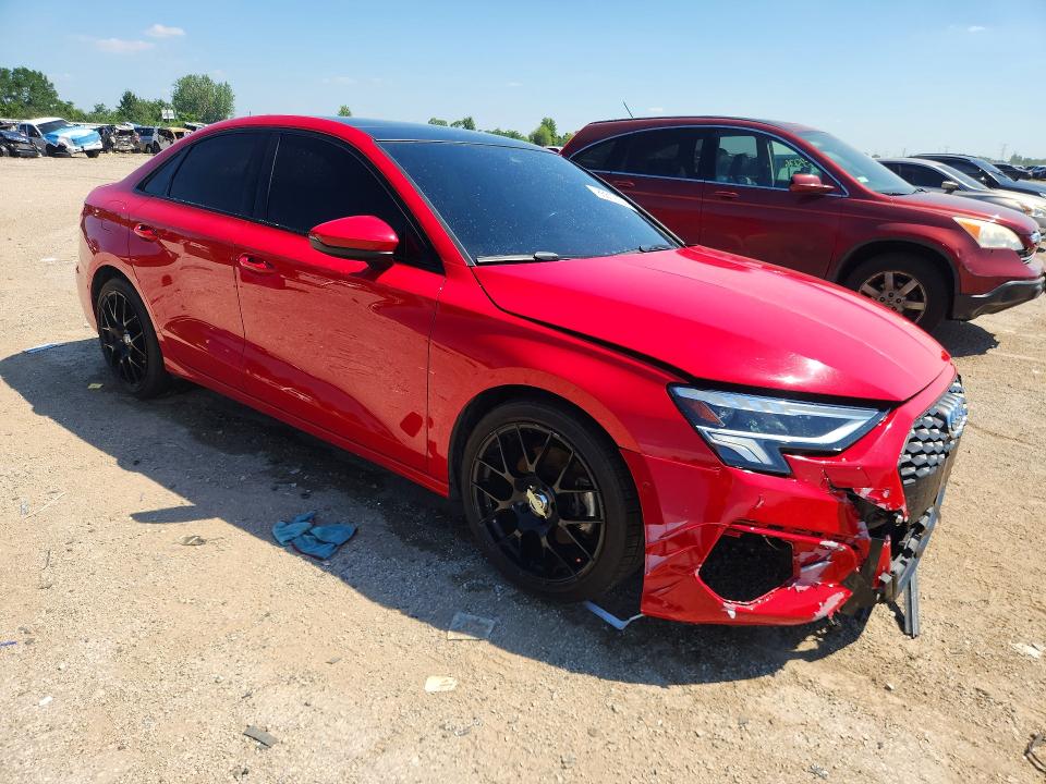 2022 Audi A3 მანქანა იყიდება აუქციონზე, vin: WAUHUDGY8NA012566, აუქციონის ნომერი: 85612105