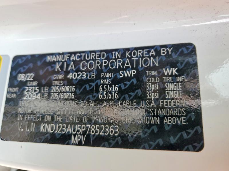 Aukcja sprzedaży 2023 Kia Soul, vin: KNDJ23AU5P7852363, numer aukcji: 61388936