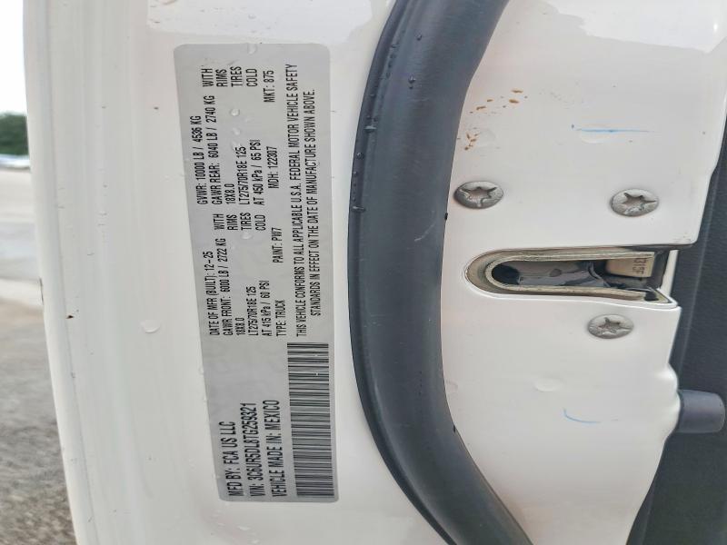 59734046 :رقم المزاد ، 3C6UR5DL8TG259321 vin ، 2026 Ram 2500 مزاد بيع