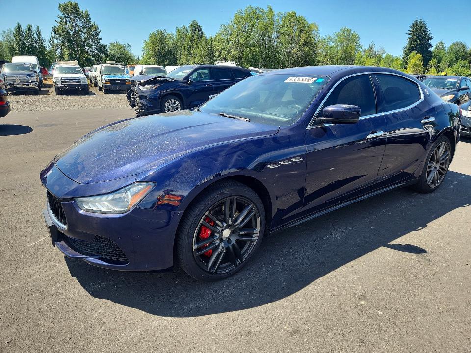 63363056 :رقم المزاد ، ZAM57XSA0F1129869 vin ، 2015 Maserati Ghibli مزاد بيع