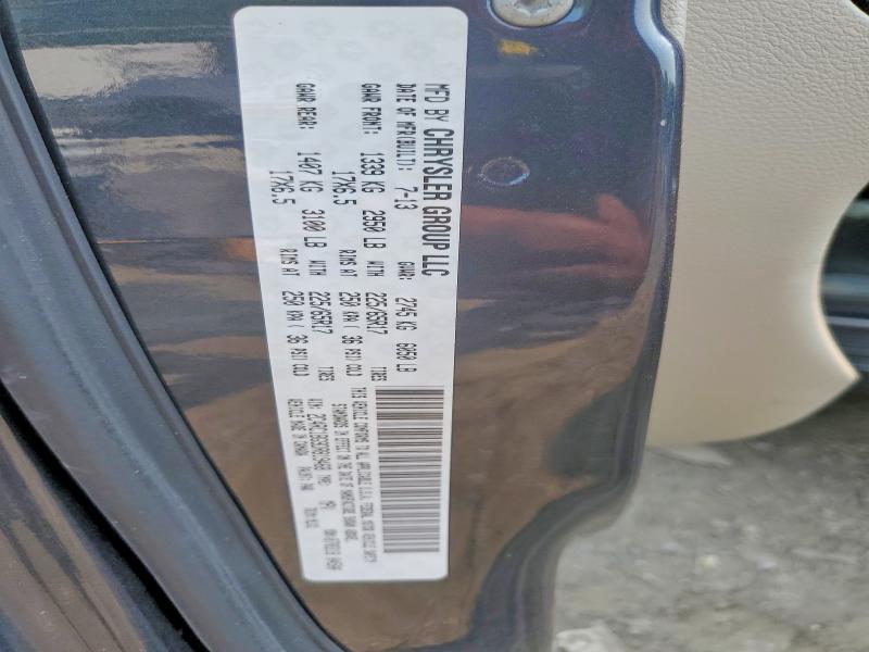 2013 Chrysler Town & Country მანქანა იყიდება აუქციონზე, vin: 2C4RC1BG9DR819468, აუქციონის ნომერი: 60528346