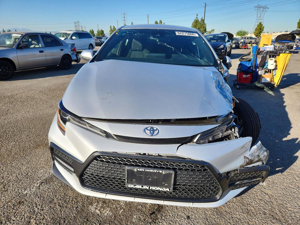 62275866 :رقم المزاد ، JTDS4MCE5N3504030 vin ، 2022 Toyota Corolla مزاد بيع