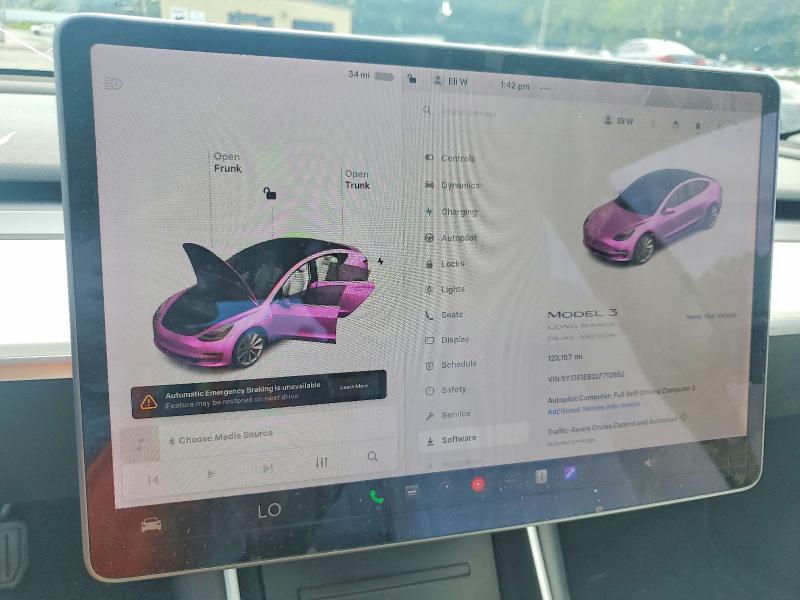 Aukcja sprzedaży 2020 Tesla Model 3, vin: 5YJ3E1EB2LF712952, numer aukcji: 61693586