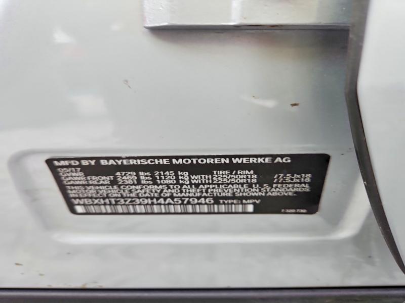 Aukcja sprzedaży 2017 Bmw X1, vin: WBXHT3Z39H4A57946, numer aukcji: 62111386