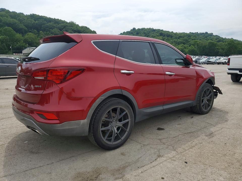 60555146 :رقم المزاد ، 5XYZT3LB2HG391767 vin ، 2017 Hyundai Santa Fe Sport مزاد بيع