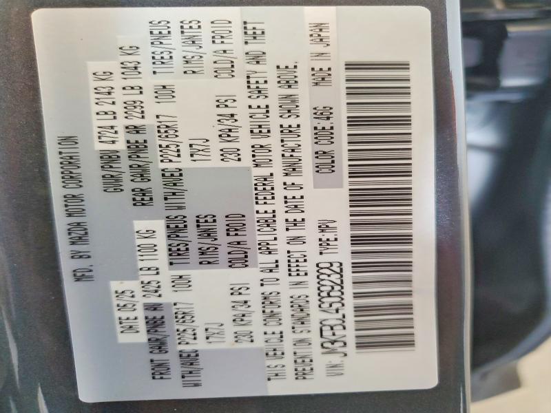 Aukcja sprzedaży 2025 Mazda Cx-5, vin: JM3KFBCL4S0692329, numer aukcji: 61337206