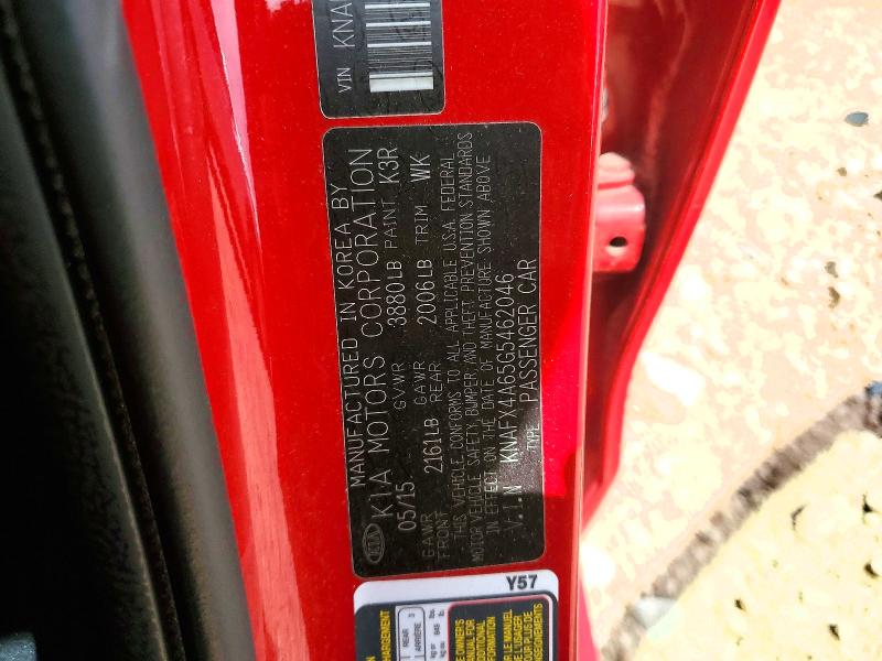 61896166 :رقم المزاد ، KNAFX4A65G5462046 vin ، 2016 Kia Forte مزاد بيع