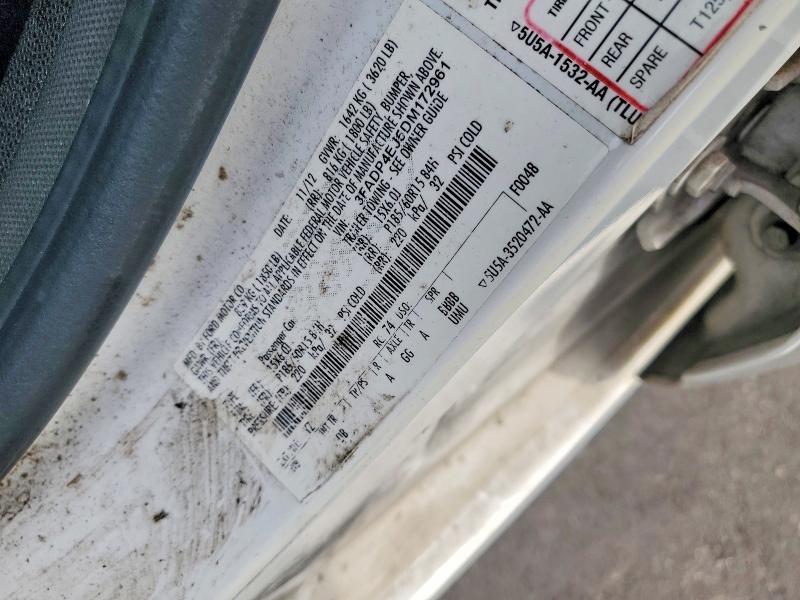 62883296 :رقم المزاد ، 3FADP4EJ5DM172961 vin ، 2013 Ford Fiesta مزاد بيع