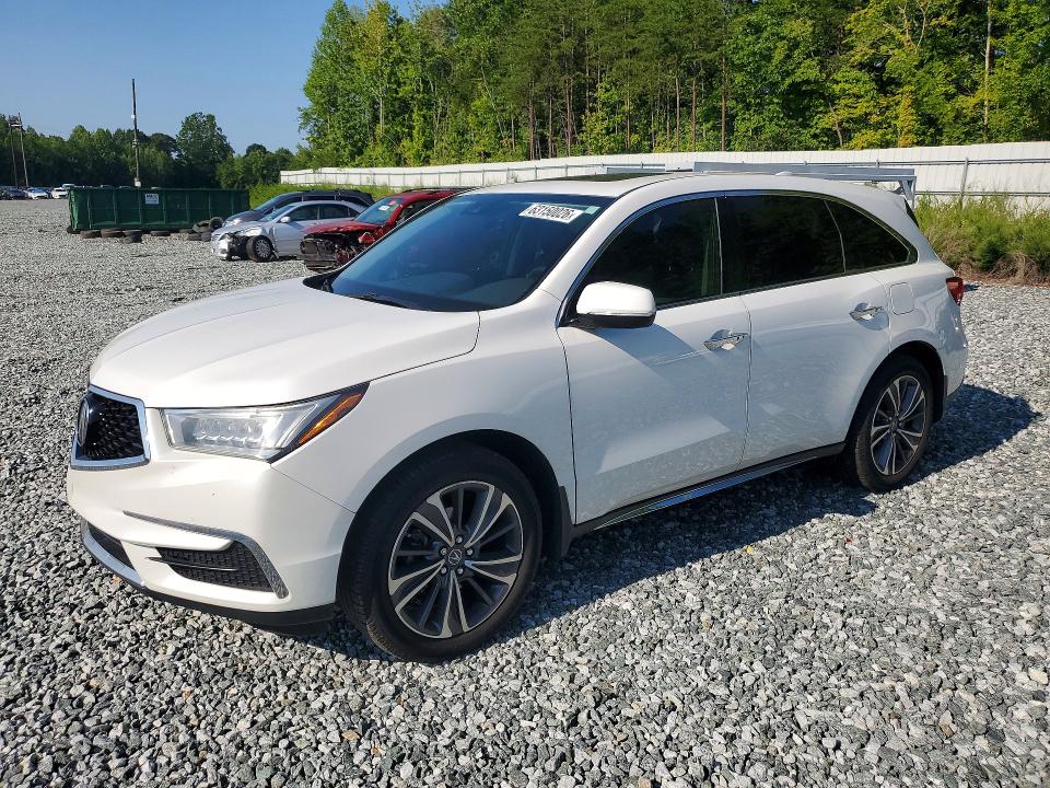 2020 Acura Mdx მანქანა იყიდება აუქციონზე, vin: 5J8YD3H56LL001943, აუქციონის ნომერი: 63150026