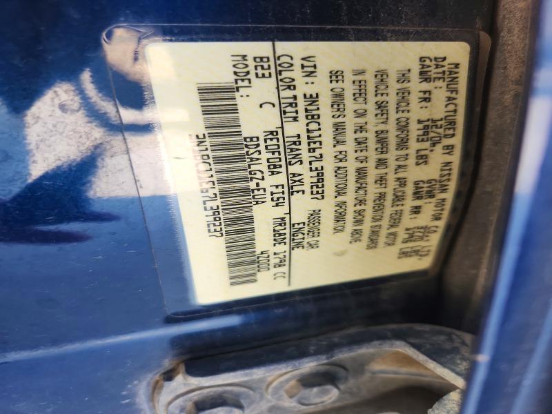 Aukcja sprzedaży 2007 Nissan Versa, vin: 3N1BC11E67L399237, numer aukcji: 60432386