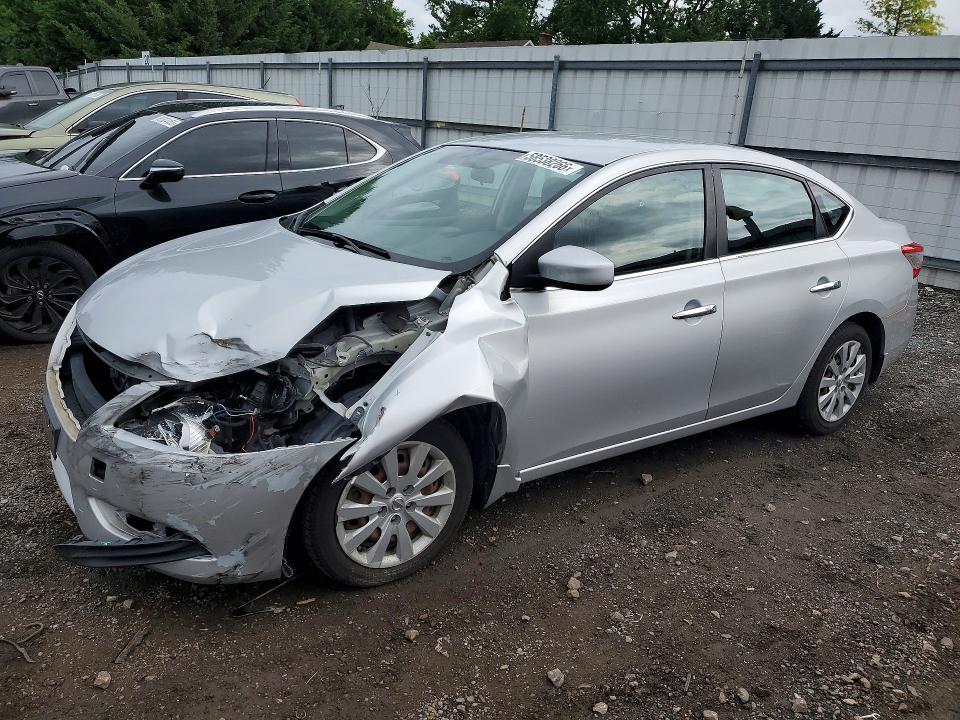 58538266 :رقم المزاد ، 3N1AB7AP0EL677811 vin ، 2014 Nissan Sentra مزاد بيع