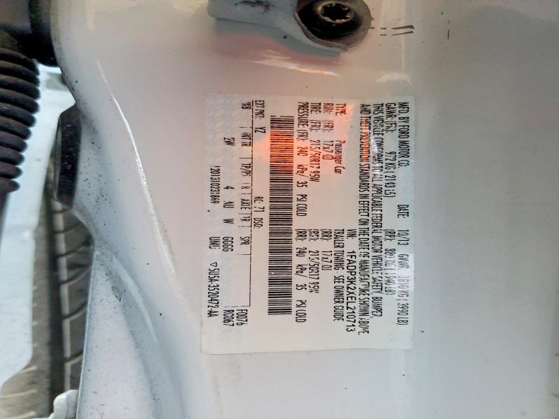 Aukcja sprzedaży 2014 Ford Focus, vin: 1FADP3K2XEL210713, numer aukcji: 63350736