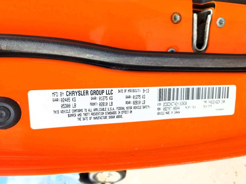 Продажа на аукционе авто 2014 Dodge Charger, vin: 2C3CDXCT4EH163838, номер лота: 61202856