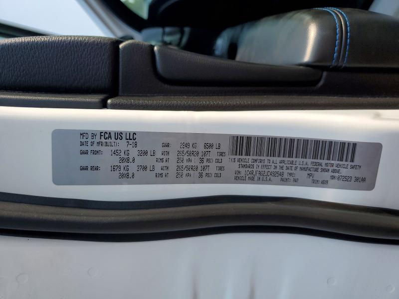 Продажа на аукционе авто 2018 Jeep Grand Cherokee, vin: 1C4RJFAG2JC492548, номер лота: 61634996