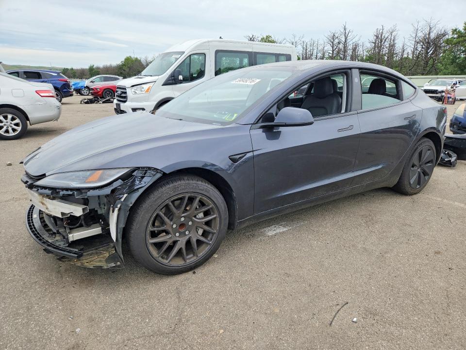 59849216 :رقم المزاد ، 5YJ3E1EA3RF872595 vin ، 2024 Tesla Model 3 مزاد بيع