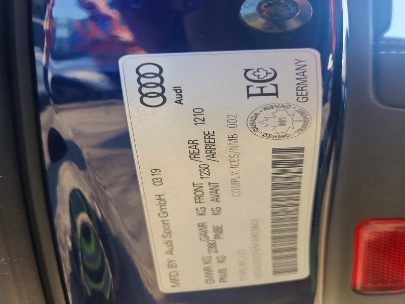 Aukcja sprzedaży 2019 Audi Rs5, vin: WUACWCF55KA903843, numer aukcji: 60380246