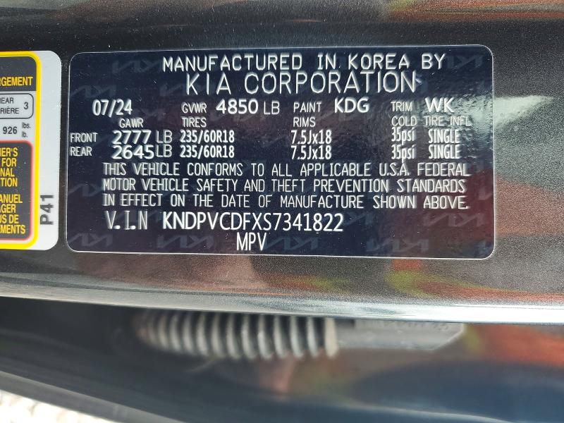 Aukcja sprzedaży 2025 Kia Sportage, vin: KNDPVCDFXS7341822, numer aukcji: 63023086