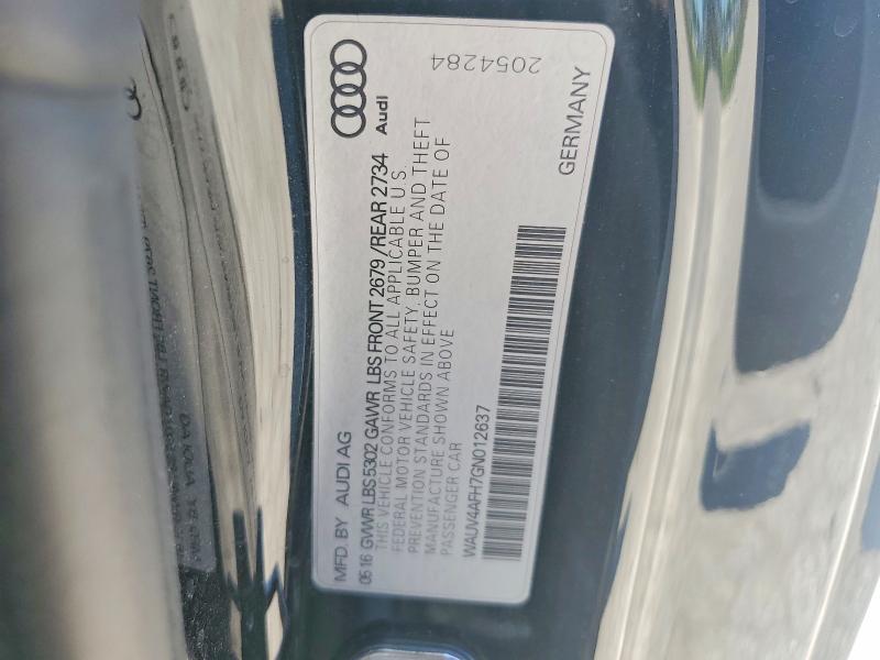 Aukcja sprzedaży 2016 Audi S5, vin: WAUV4AFH7GN012637, numer aukcji: 60178236