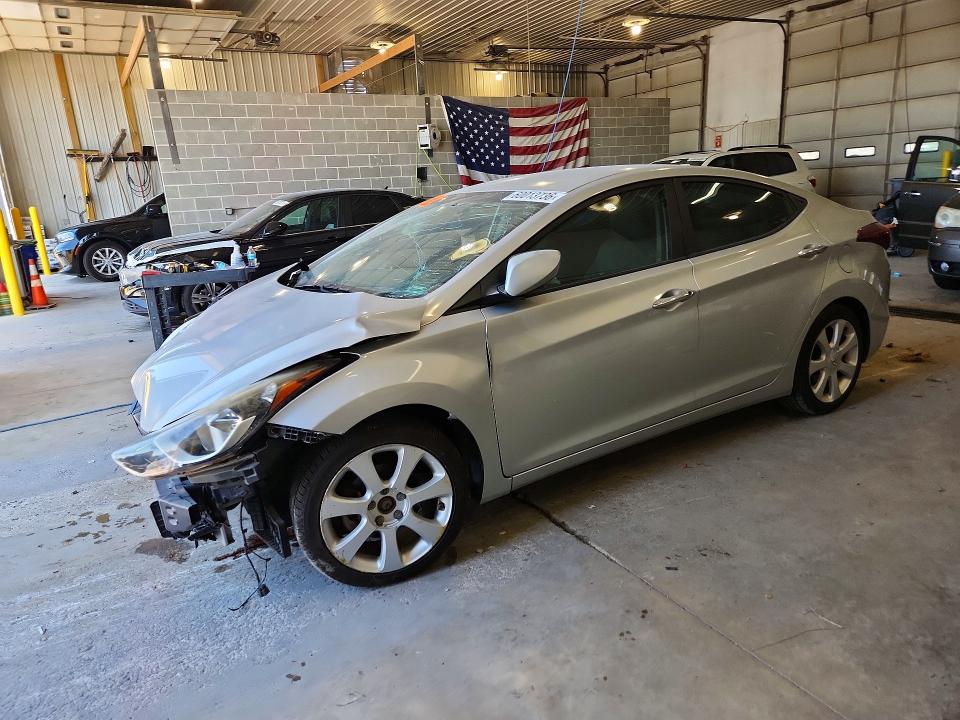 60013736 :رقم المزاد ، 5NPDH4AE4EH464317 vin ، 2014 Hyundai Elantra مزاد بيع