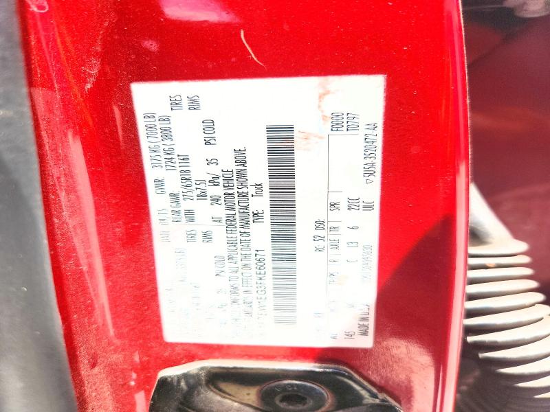 60065126 :رقم المزاد ، 1FTEW1EG3FKE60671 vin ، 2015 Ford F150 مزاد بيع