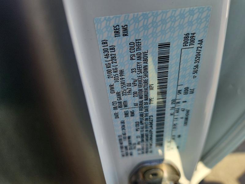 61796886 :رقم المزاد ، 1FMCU9NAXPUA96273 vin ، 2023 Ford Escape مزاد بيع