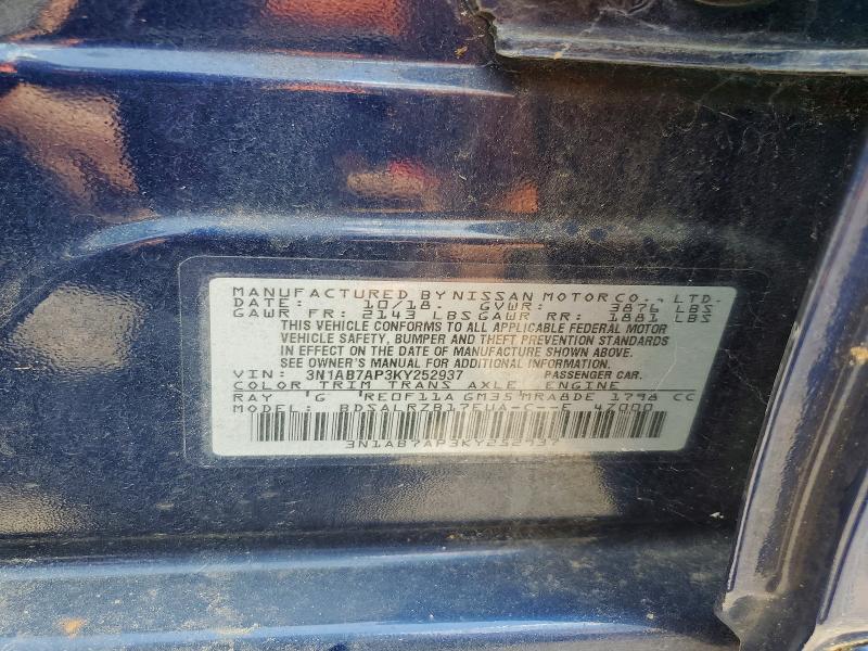 Aukcja sprzedaży 2019 Nissan Sentra, vin: 3N1AB7AP3KY252937, numer aukcji: 59696126