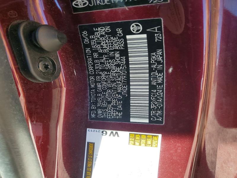 Auction sale of the 2007 Scion Tc, vin: JTKDE177970157444, lot number: 62358326