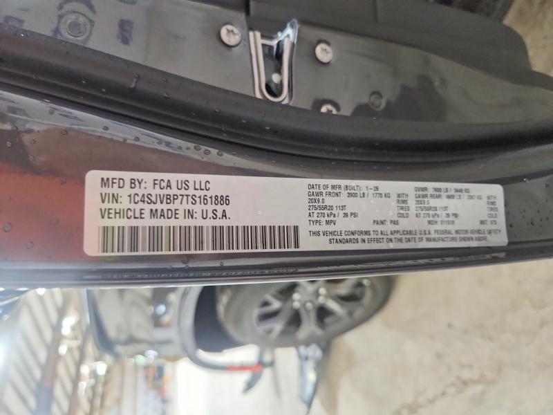 60655516 :رقم المزاد ، 1C4SJVBP7TS161886 vin ، 2026 Jeep Grand Wagoneer مزاد بيع